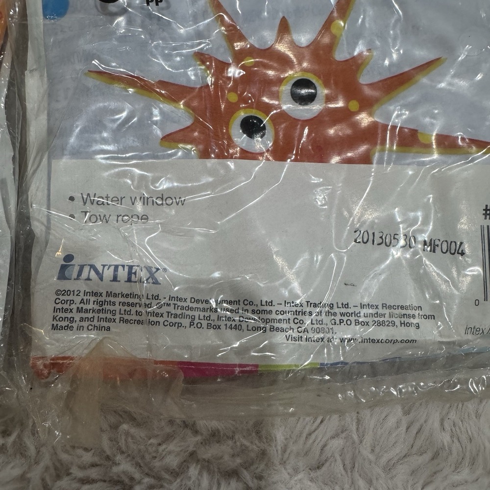 2- Intex Kids Surf Rider Pool Float Inflatable Swim New 2012 NOS Fish Design - Picture 3 of 4